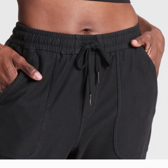 Athleta Farallon Joggers - Size 8 - Black - Picture 1 of 6